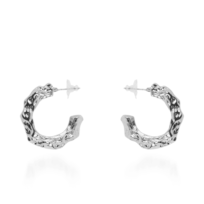 Σκουλαρίκια κρίκοι Mar and Mar Bathilda (Silver)