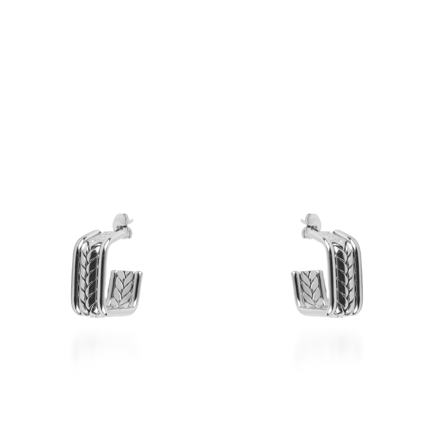 Σκουλαρίκια κρίκοι Mar and Mar Vespera από ανοξείδωτο ατσάλι