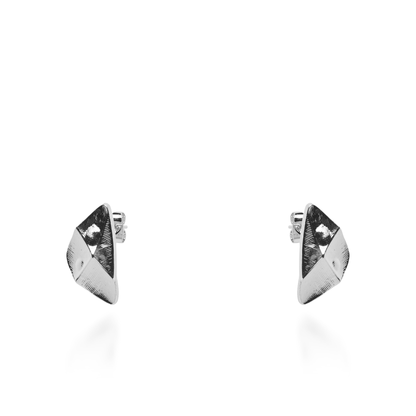 Σκουλαρίκια καρφωτά Mar and Mar Cyra από ανοξείδωτο ατσάλι