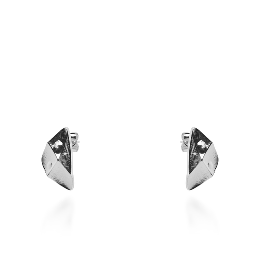 Σκουλαρίκια καρφωτά Mar and Mar Cyra από ανοξείδωτο ατσάλι