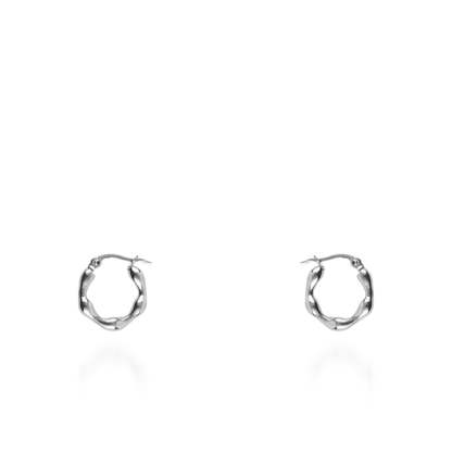 Σκουλαρίκια κρίκοι Mar and Mar Nerea από ανοξείδωτο ατσάλι