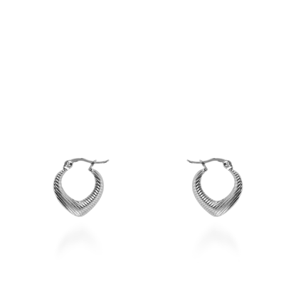 Σκουλαρίκια κρίκοι Mar and Mar Eline από ανοξείδωτο ατσάλι