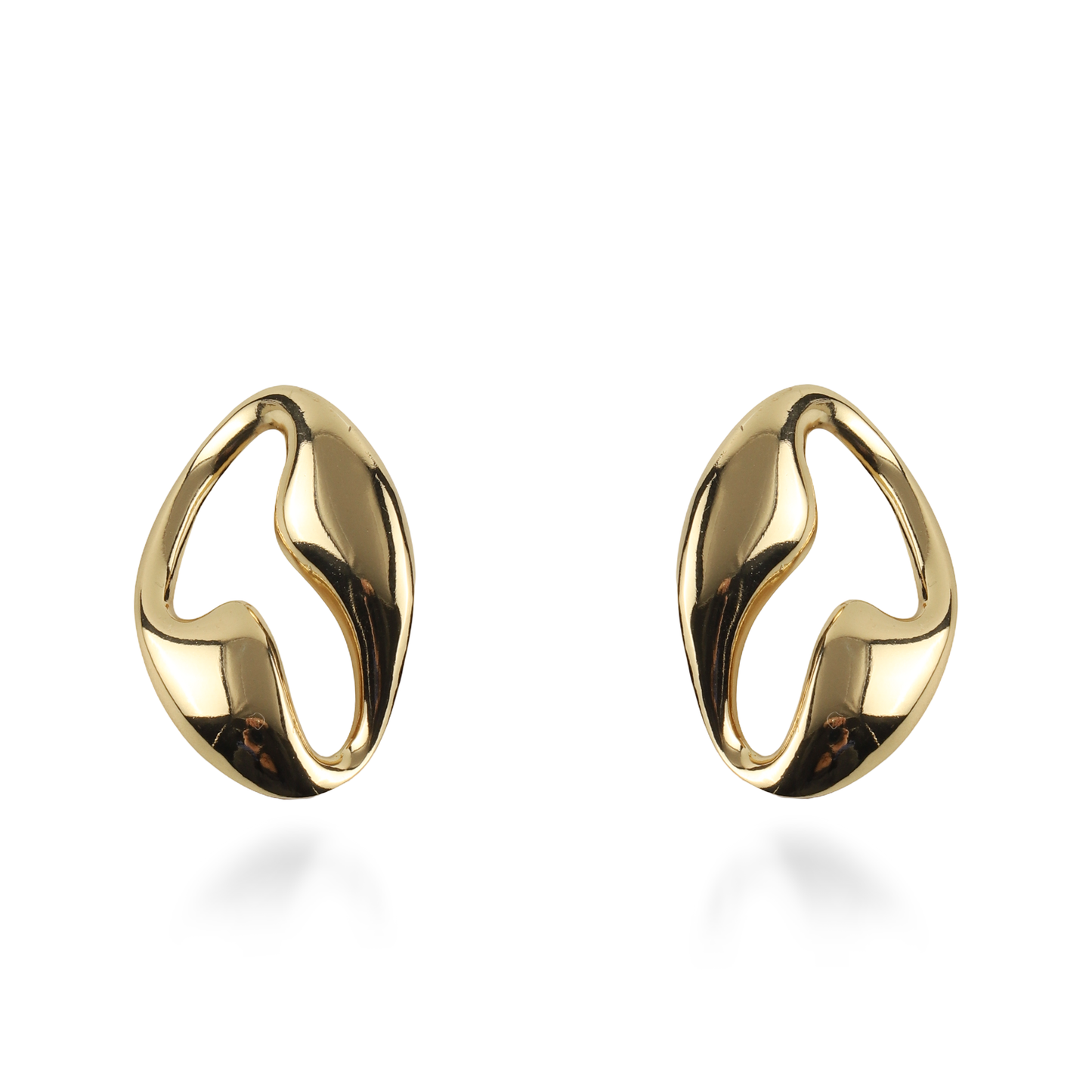 Σκουλαρίκια καρφωτά Mar and Mar Eliany από ανοξείδωτο ατσάλι