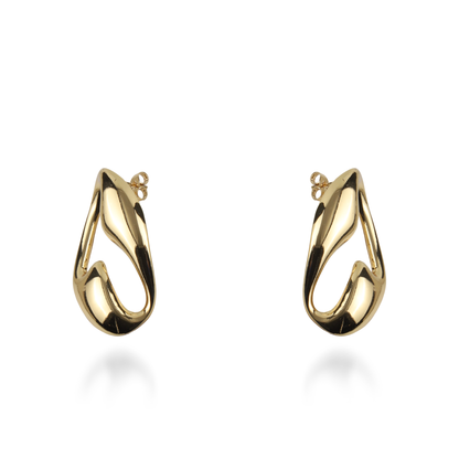 Σκουλαρίκια καρφωτά Mar and Mar Eliany από ανοξείδωτο ατσάλι