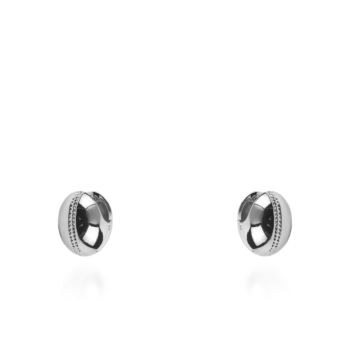 Σκουλαρίκια κρίκοι Mar and Mar Evadne από ανοξείδωτο ατσάλι