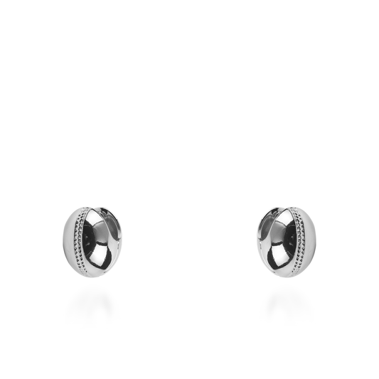 Σκουλαρίκια κρίκοι Mar and Mar Evadne από ανοξείδωτο ατσάλι