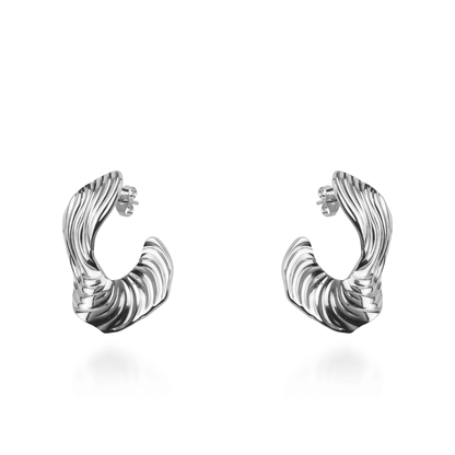 Σκουλαρίκια καρφωτά Mar and Mar Seryl (Silver) από ανοξείδωτο ατσάλι