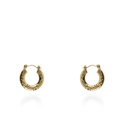 Σκουλαρίκια κρίκοι Mar and Mar Kyble από ανοξείδωτο ατσάλι