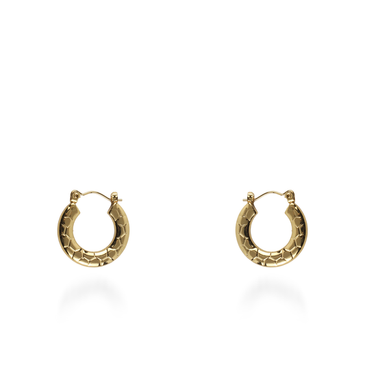 Σκουλαρίκια κρίκοι Mar and Mar Kyble από ανοξείδωτο ατσάλι