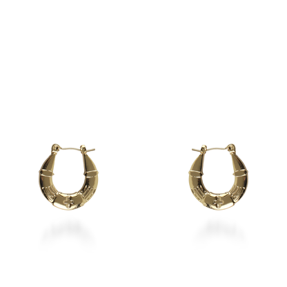 Σκουλαρίκια κρίκοι Mar and Mar Zeny από ανοξείδωτο ατσάλι