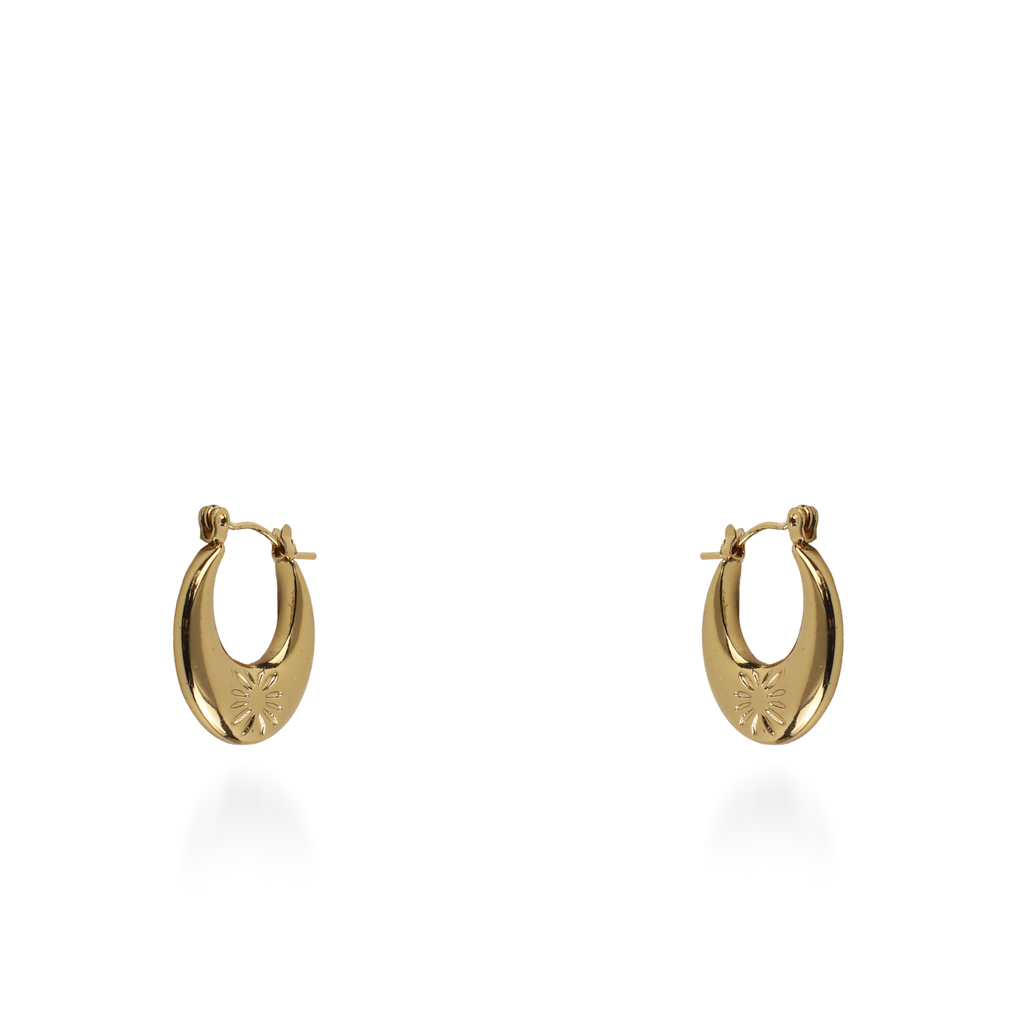 Σκουλαρίκια κρίκοι Mar and Mar Seina από ανοξείδωτο ατσάλι