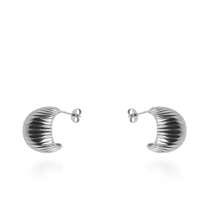 Σκουλαρίκια καρφωτά Mar and Mar Velia από ανοξείδωτο ατσάλι