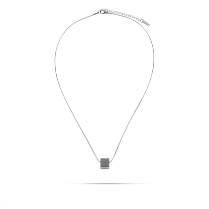 Κολιέ με κυβάκι Mar and Mar Kyrils από ανοξείδωτο ατσάλι