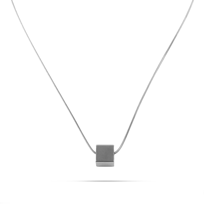 Κολιέ με κυβάκι Mar and Mar Kyrils από ανοξείδωτο ατσάλι