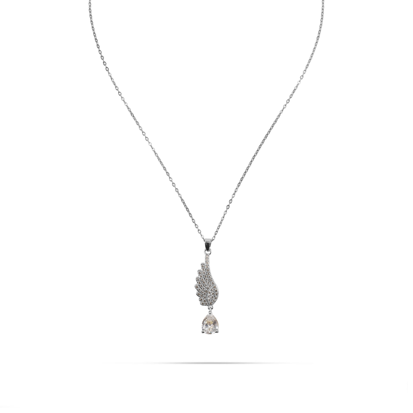 Κολιέ με πέτρες ζιργκόν Mar and Mar Seraphia (Silver) από ανοξείδωτο ατσάλι
