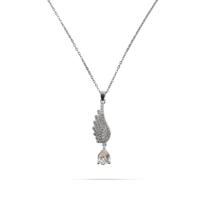 Κολιέ με πέτρες ζιργκόν Mar and Mar Seraphia (Silver) από ανοξείδωτο ατσάλι