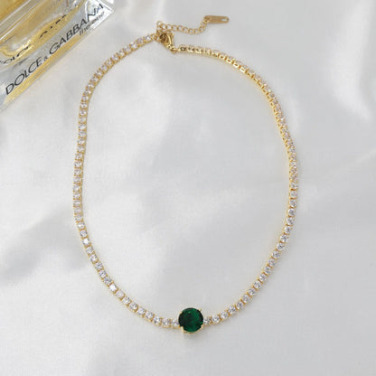 Κολιέ choker με πέτρες ζιργκόν Orianna Tennis