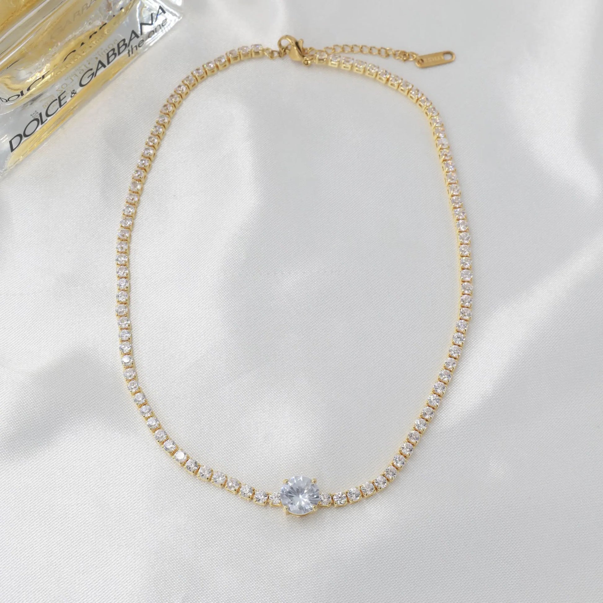 Κολιέ choker με πέτρες ζιργκόν Orianna Tennis