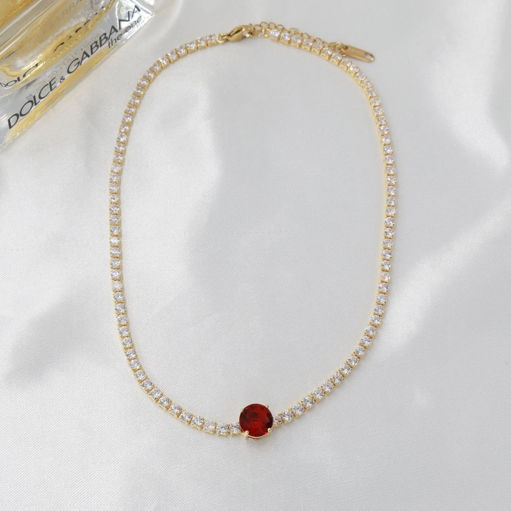 Κολιέ choker με πέτρες ζιργκόν Orianna Tennis