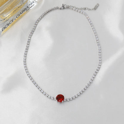 Κολιέ choker με πέτρες ζιργκόν Orianna Tennis