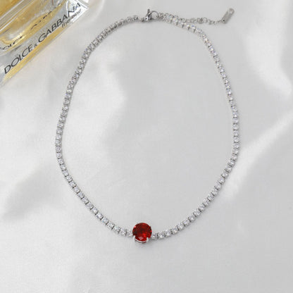 Κολιέ choker με πέτρες ζιργκόν Orianna Tennis