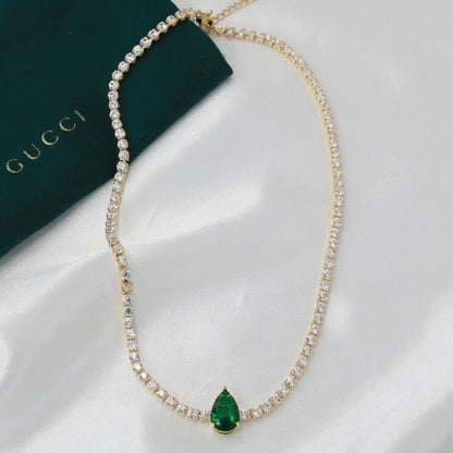 Κολιέ choker με πέτρες ζιργκόν Renata Tennis