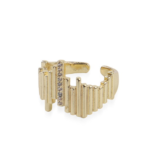 Γυναικείο δαχτυλίδι με πέτρες ζιργκόν Mar and Mar Kymen