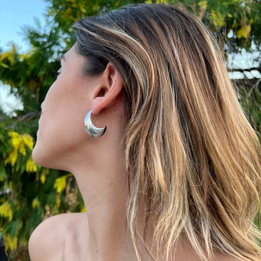 Σκουλαρίκια καρφωτά Mar and Mar Luna Studs από ανοξείδωτο ατσάλι