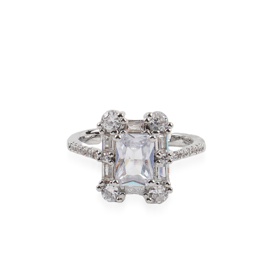 Γυναικείο δαχτυλίδι με πέτρες ζιργκόν Mar and Mar Lumina