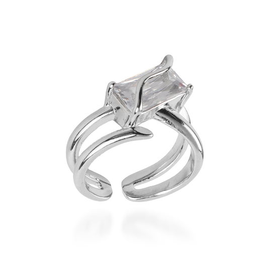 Γυναικείο δαχτυλίδι με πέτρα ζιργκόν Mar and Mar Electra