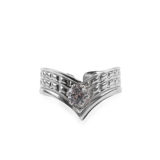 Γυναικείο δαχτυλίδι με πέτρες ζιργκόν Mar and Mar Iriacy