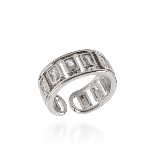 Γυναικείο δαχτυλίδι με πέτρες ζιργκόν Mar and Mar Estilly