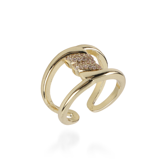 Γυναικείο δαχτυλίδι με πέτρες ζιργκόν Mar and Mar Arianne