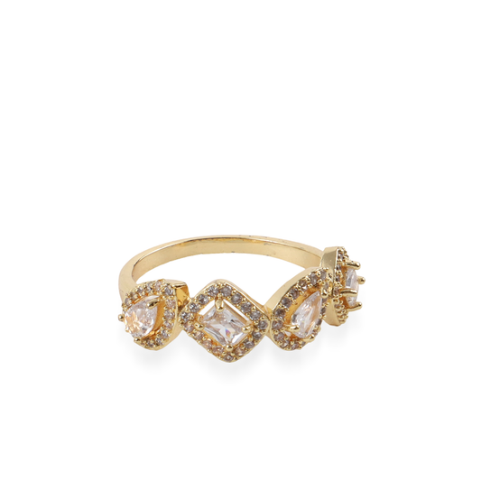 Γυναικείο δαχτυλίδι με πέτρες ζιργκόν Mar and Mar Elissa