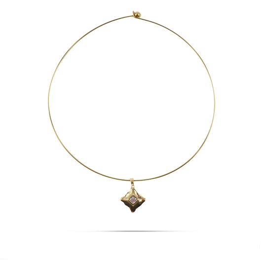 Κολιέ Choker με βέργα Mar and Mar Stellia από ανοξείδωτο ατσάλι