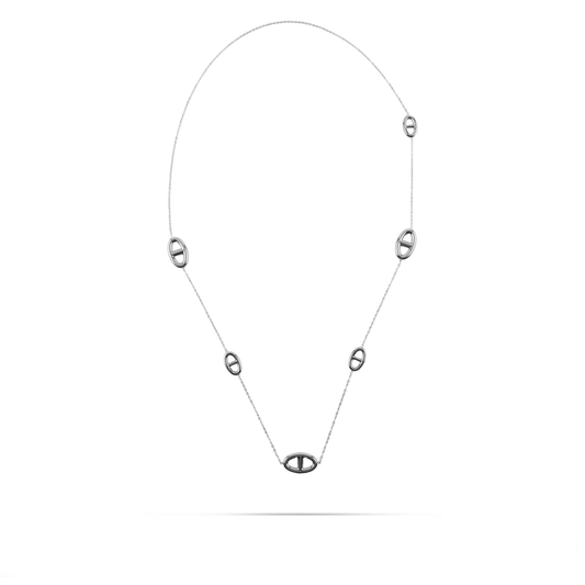 Κολιέ Mar and Mar Theta (Silver) από ανοξείδωτο ατσάλι