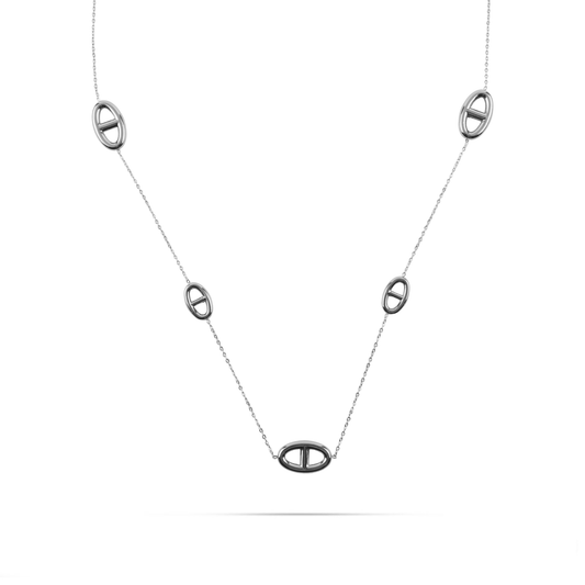 Κολιέ Mar and Mar Theta (Silver) από ανοξείδωτο ατσάλι