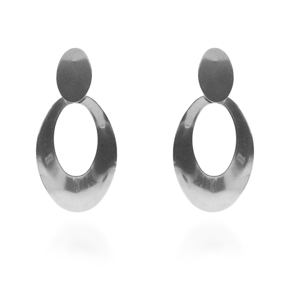 Σκουλαρίκια κρεμαστά Mar and Mar Lunia (Silver) από ανοξείδωτο ατσάλι
