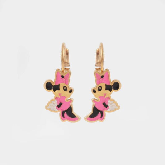 Παιδικά σκουλαρίκια κρεμαστά Μίνι Μάους Mar and Mar Minnie Mouse Kids από ανοξείδωτο ατσάλι