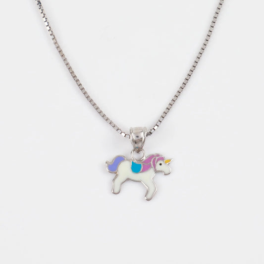 Παιδικό κολιέ Μονόκερως Mar and Mar Unicorn S925 Kids από ασήμι 925