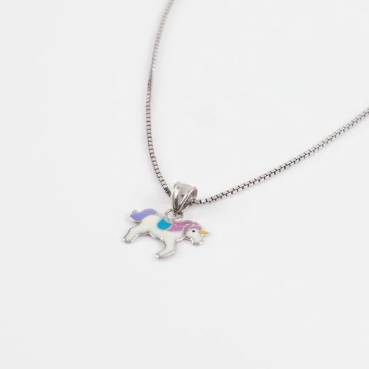 Παιδικό κολιέ Μονόκερως Mar and Mar Unicorn S925 Kids από ασήμι 925
