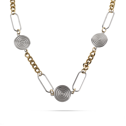 Κολιέ αλυσίδα λαιμού Mar and Mar Zephine από ανοξείδωτο ατσάλι