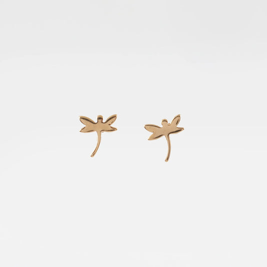 Παιδικά σκουλαρίκια καρφωτά Dragonfly Mar and Mar Dragonfly Kids από ανοξείδωτο ατσάλι