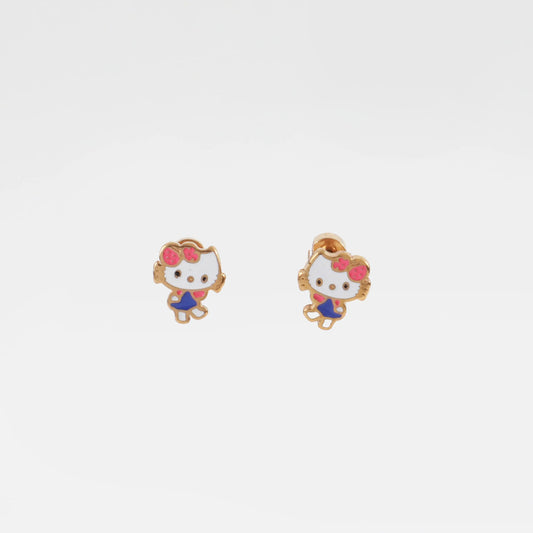 Παιδικά σκουλαρίκια καρφωτά Hello Kitty Mar and Mar Hello Kitty II Kids από ανοξείδωτο ατσάλι