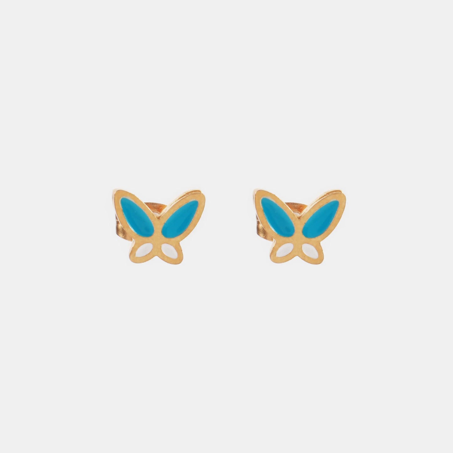 Παιδικά σκουλαρίκια καρφωτά πεταλούδα Mar &amp; Mar Butterfly II Kids από ανοξείδωτο ατσάλι