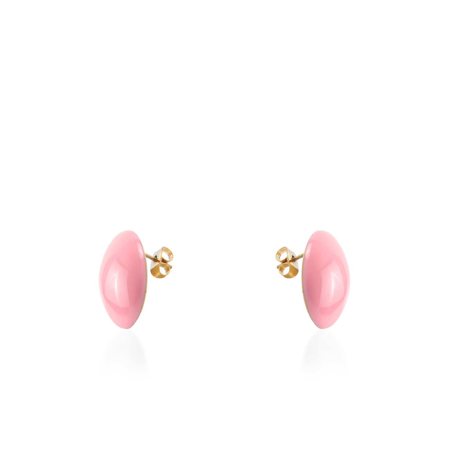 Σκουλαρίκια καρφωτά Mar and Mar Candy (Pink) από ανοξείδωτο ατσάλι