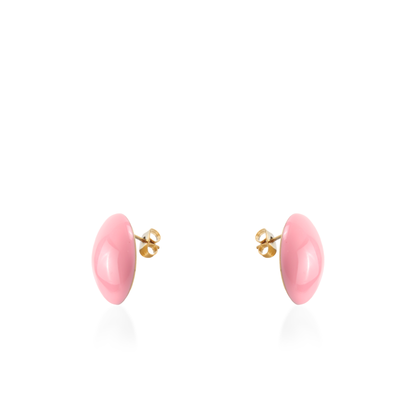 Σκουλαρίκια καρφωτά Mar and Mar Candy (Pink) από ανοξείδωτο ατσάλι