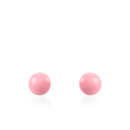 Σκουλαρίκια καρφωτά Mar and Mar Candy (Pink) από ανοξείδωτο ατσάλι
