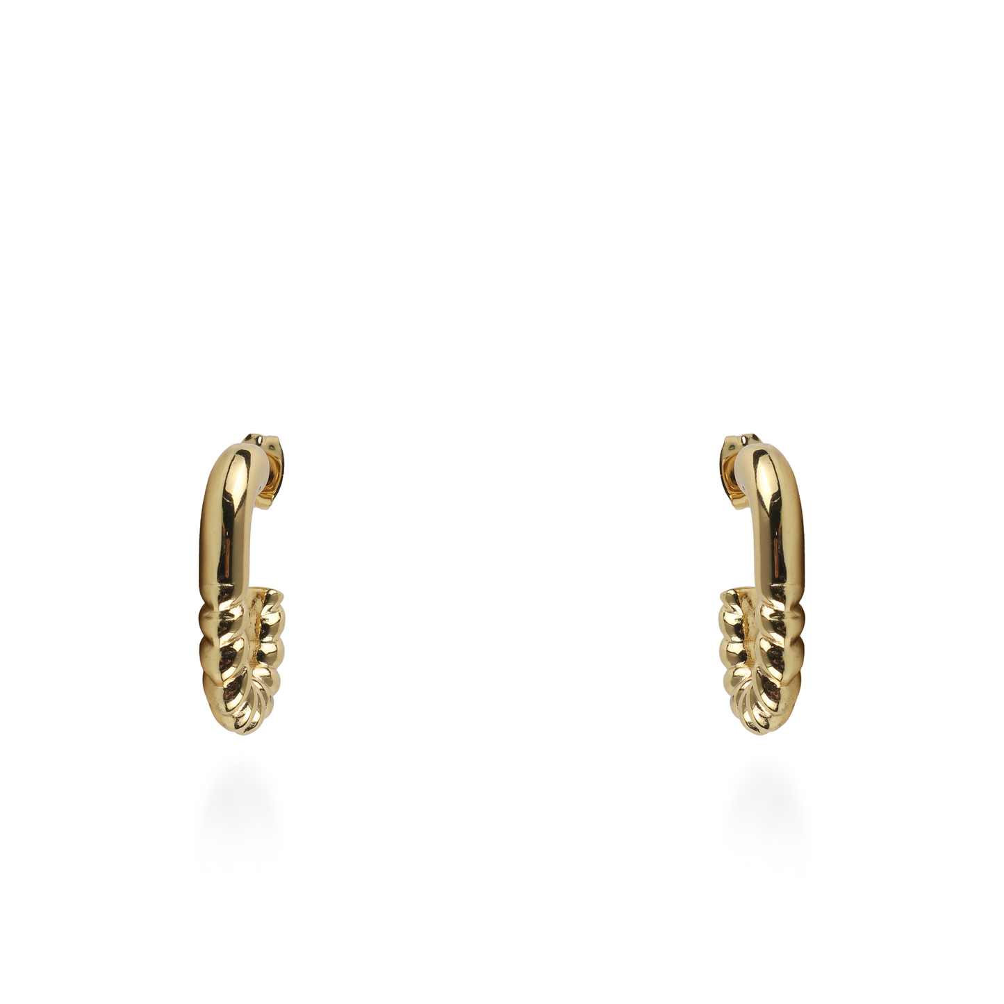 Σκουλαρίκια κρίκοι Mar and Mar Ismene από ανοξείδωτο ατσάλι