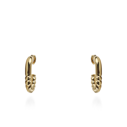 Σκουλαρίκια κρίκοι Mar and Mar Ismene από ανοξείδωτο ατσάλι